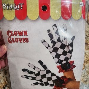 Halloween Costume Clown Gloves